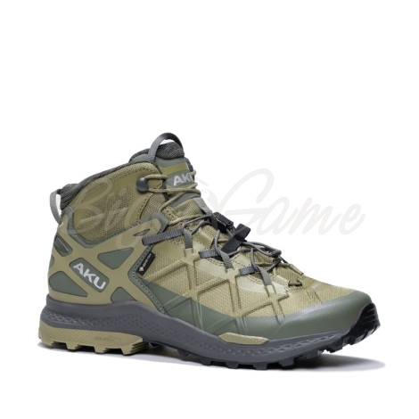 Кроссовки треккинговые AKU Rocket Mid GTX цвет Olive / Anthracite фото 1