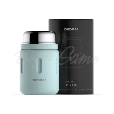Термос BOBBER Jerrycan 0,7 л с ложкой цвет Light Blue (светло-голубой) фото 2