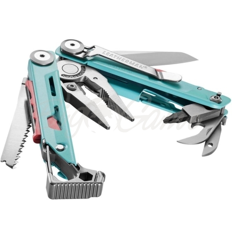 Мультитул LEATHERMAN Signal (19 инструментов) цв. Aqua Silver фото 3