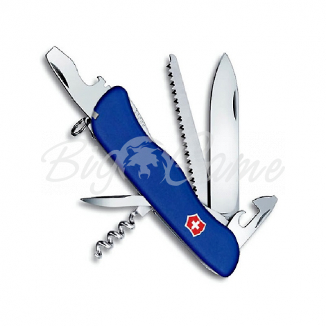 Нож VICTORINOX Forester 111мм 12 функций цв. синий фото 1