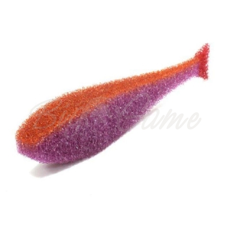 Поролоновая рыбка LEX Classic Fish NO 8 POB (фиолетовое тело / оранжевая спина / красный хвост) фото 1