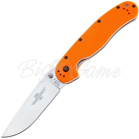 Нож складной ONTARIO ON_8848OR сталь AUS8 рукоять Нейлон цв. Оранжевый фото 1