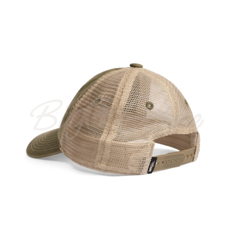 Бейсболка SITKA Heritage Patch Vintage Trucker цвет Olive Green фото 2