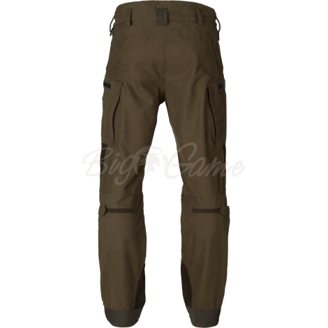 Брюки HARKILA Driven Hunt HWS Leather Trousers цвет Willow green / Shadow brown фото 9