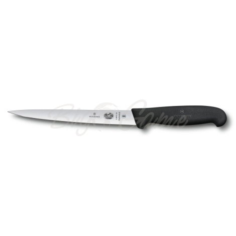 Нож филейный VICTORINOX Fibrox 18 см цв. Черный фото 1