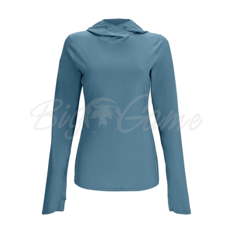 Термокофта SIMMS Women's Bugstopper SolarFlex Hoody цвет Neptune фото 1