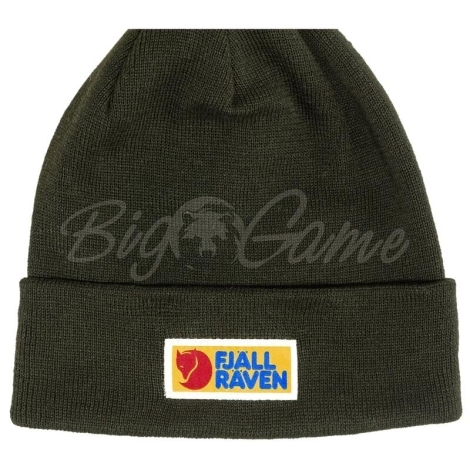 Шапка FJALLRAVEN Vardag Classic Beanie цвет Deep Forest фото 1