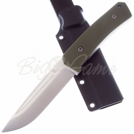 Нож OWL KNIFE Barn сталь М390 рукоять G10 оливковая фото 3