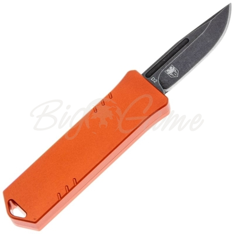 Нож складной BOKER USB OTF Orange сталь D2 рукоять Алюминий цв. Оранжевый фото 4