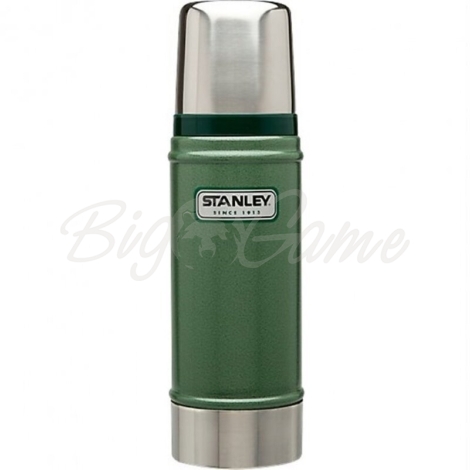 Термос STANLEY Classic Vacuum Bottle 0,75 л цвет тёмно-зелёный фото 1