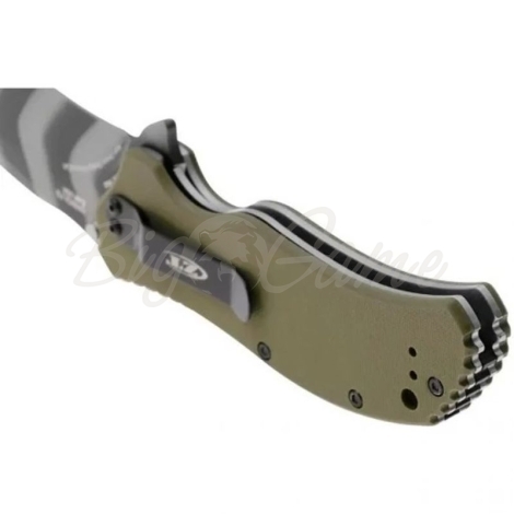 Нож складной ZERO TOLERANCE K0350OLTS сталь Crucible CPM MagnaCut рукоять G-10 цв. Зеленый фото 2
