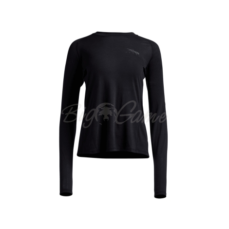 Термокофта SITKA WS Core Merino 120 LS Crew цвет Black фото 1