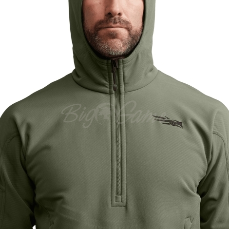 Толстовка SITKA Alpha Fleece Hoodie цвет Olive Green фото 3