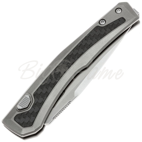 Нож складной полуавтоматический ZERO TOLERANCE K0556 сталь CPM MagnaCut рукоять Титан,Карбон цв. Черный фото 3