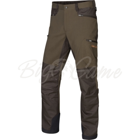 Брюки HARKILA Ragnar Trousers цвет Grey / Willow green фото 1