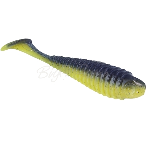 Виброхвост NORSTREAM Tubby Daddy 9" цв. 04 Blue-Yellow фото 2