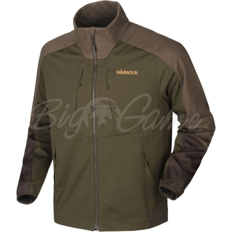 Куртка HARKILA Magni Fleece Jacket цвет Willow green / Shadow brown фото 1