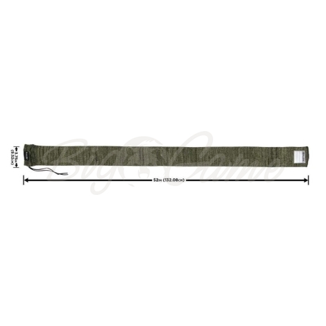 Чехол для оружия ALLEN Gun Sock with ID Label 132 см цвет Green фото 6