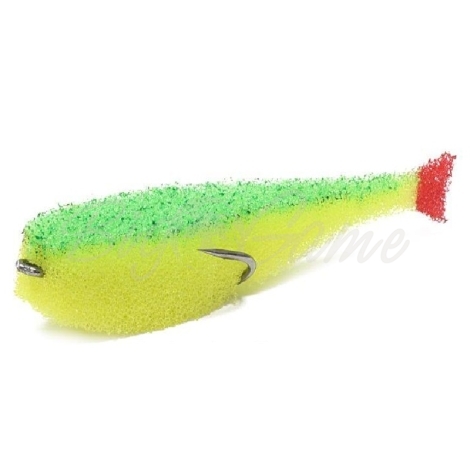Поролоновая рыбка LEX Classic Fish CD 9 YGB (желтое тело / зеленая спина / красный хвост) фото 1