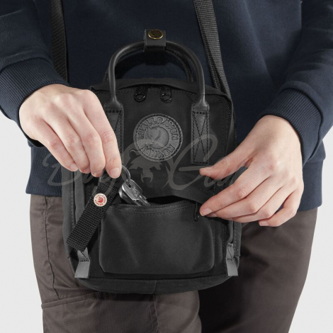 Сумка FJALLRAVEN Kanken No. 2 Black Sling цвет 550 Black фото 3