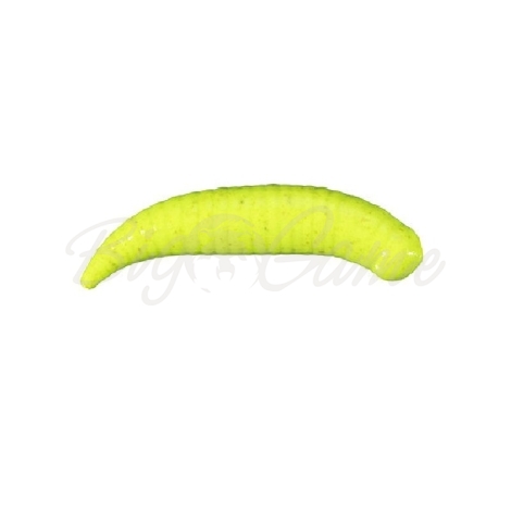 Червь BERKLEY Gulp Floating Pinched Crawler (14 шт.) цв. Chartreuse фото 1