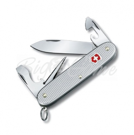 Нож VICTORINOX Pioneer Alox 93мм цв. серебристый фото 1