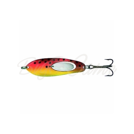 Блесна колеблющаяся KUUSAMO Taimen SUPER 75/17 код цв. Ye/R-B фото 1