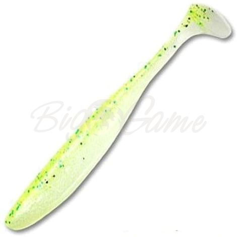 Виброхвост KEITECH Easy Shiner 3,5" (7 шт.) цв. PAL #02 Lime Chart Shad фото 2