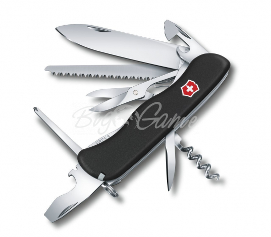 Нож VICTORINOX Outrider 111мм 14 функций цв. черный фото 1