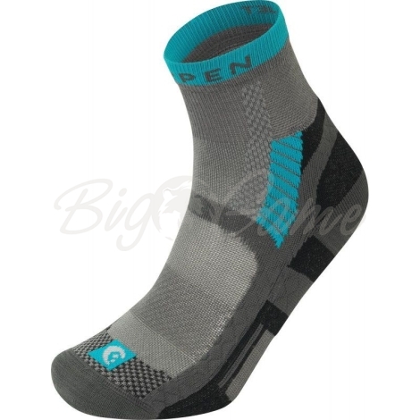 Носки LORPEN T3LSC T3 Light Hiker Shorty Eco цвет Anthracite / Blue фото 1