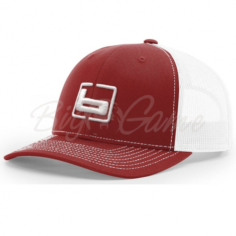 Кепка BANDED Richardson 112 Trucker Cap цвет Cardinal / White фото 1