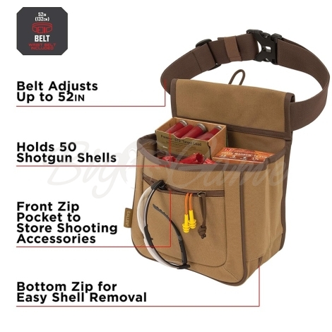 Сумка охотничья ALLEN Rival Double Compartment Shell Bag цвет Tan фото 8