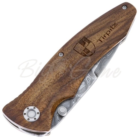 Нож складной BOKER Tirpitz-Damascus Wood фото 3