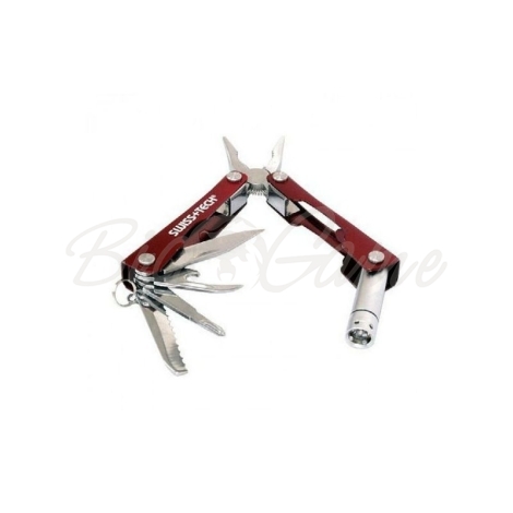 Мультитул SWISS TECH Mini Multi-FunctionTool 8-in-1 цв. Красный фото 1