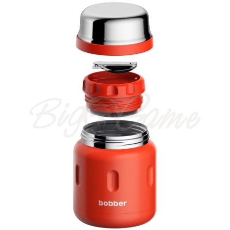 Термос BOBBER Jerrycan 0,5 л с ложкой цвет Cayenne Red (красный) фото 4