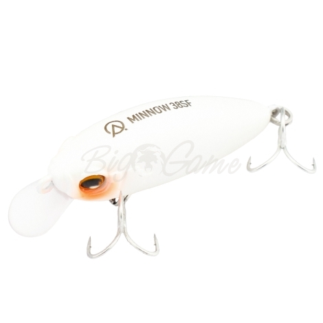 Воблер JACKALL Abbey Minnow 38SF цв. mat bone фото 1