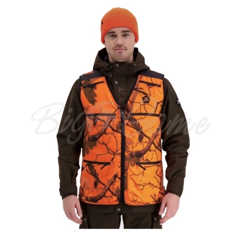 Жилет сигнальный ALASKA MS Elk Hunter Pro Vest цвет Blaze 3D фото 3