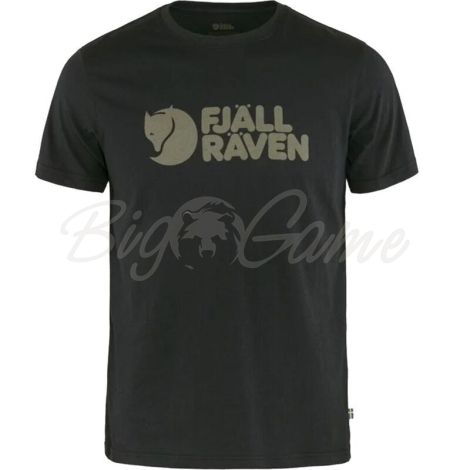 Футболка FJALLRAVEN Logo T-shirt M цвет Black фото 1