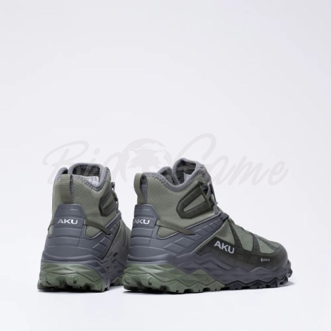 Кроссовки треккинговые AKU Flyrock Mid GTX цвет Green / Grey фото 4