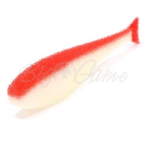 Поролоновая рыбка LEX Classic Fish NO 11 WRB (белое тело / красная спина / красный хвост) фото 1
