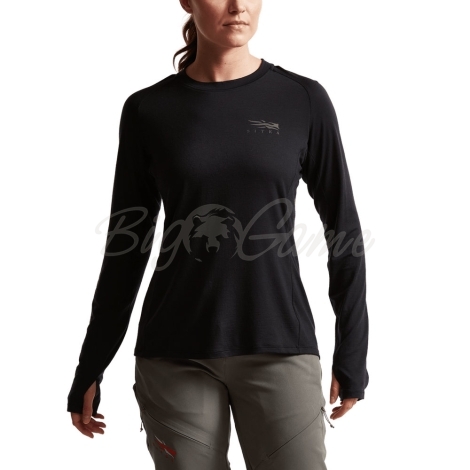 Термокофта SITKA WS Core Merino 120 LS Crew цвет Black фото 5
