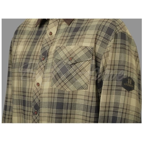 Рубашка HARKILA Driven Hunt flannel shirt цвет Light teak check фото 2