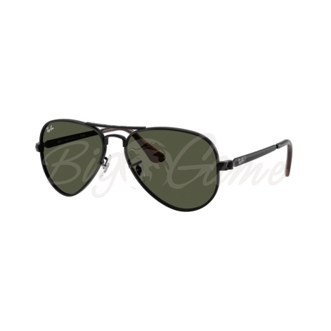 Очки солнцезащитные RAY-BAN RB3925 цв. Черный цв. ст. Зеленый фото 1