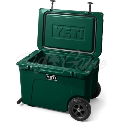 Контейнер изотермический YETI Tundra Haul Wheeled Cool Box цвет Black Forest Green фото 3