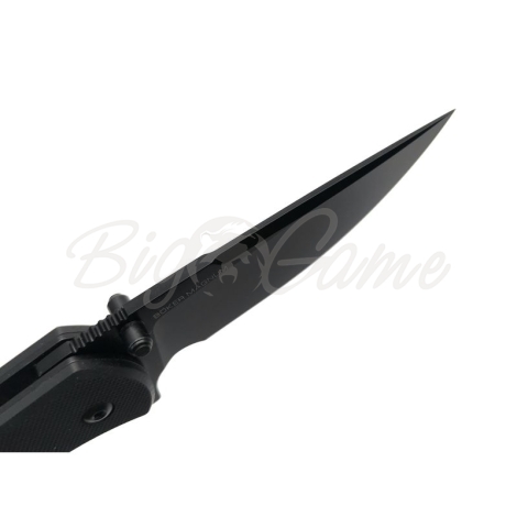 Нож складной полуавтоматический BOKER Blackjay сталь 440A рукоять Стеклотекстолит G10 цв. Черный фото 4
