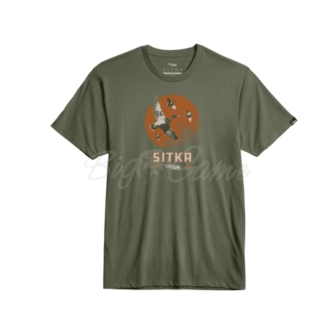 Футболка SITKA First Pass Tee цвет Olive Green фото 1