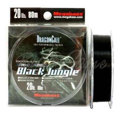 Флюорокарбон MEGABASS Dragoncall Black Jungle 100 м 0,235 мм цв. Черный фото 1