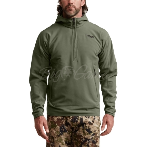 Толстовка SITKA Alpha Fleece Hoodie цвет Olive Green фото 6