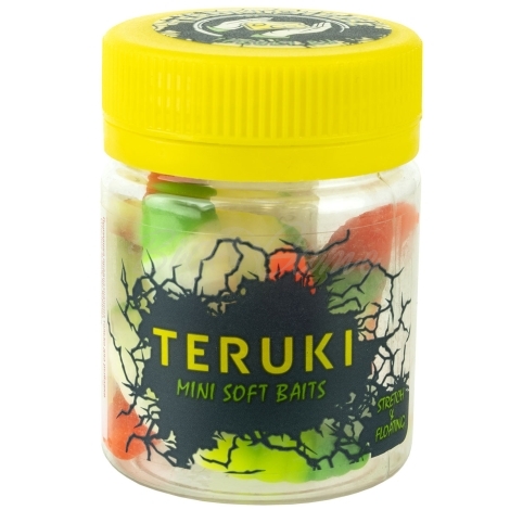 Личинка TERUKI Bro 3,8 см (8 шт.) зап. сыр цв. White/Green/Orange фото 3