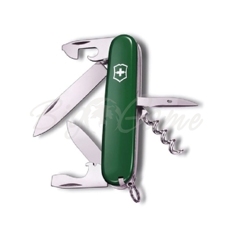 Нож VICTORINOX Spartan 91мм 12 функций цв. темно-зеленый фото 1